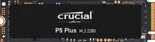 NVME - Crucial P5 Plus CT1000P5PSSD8 1 TB SSD Interno-Fino a 6600MB/s, PCIe 4.0, Nero