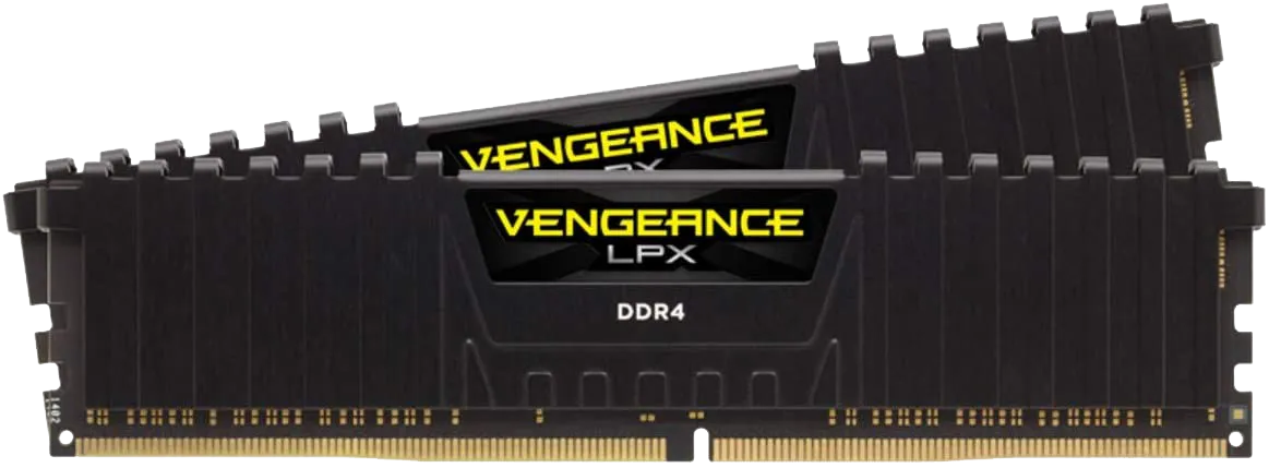 32 GB RAM DDR4 (16 x 2 GB) 3200 Mhz, CORSAIR VENGEANCE LPX, colore nero