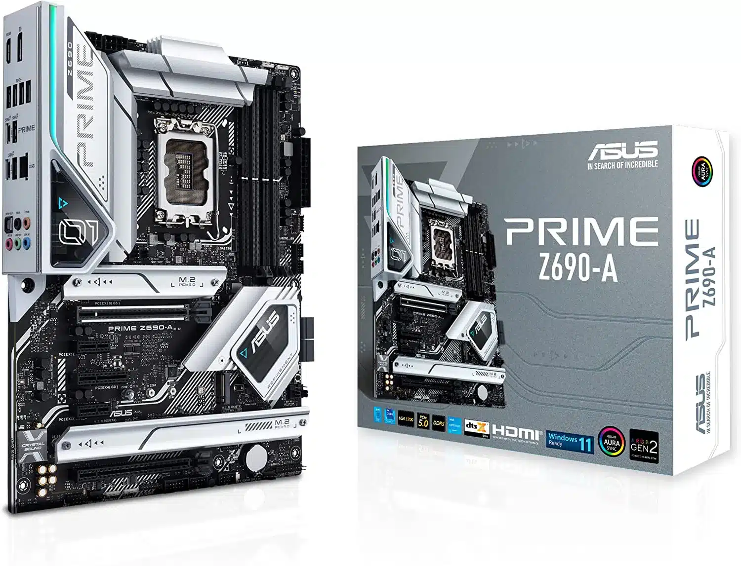 ASUS PRIME Z690-A, ATX, Intel Z690, LGA1700, DDR5
