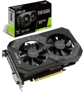 ASUS TUF Gaming NVIDIA GeForce GTX 1660 Super OC Edition, Scheda Video Gaming, Nero