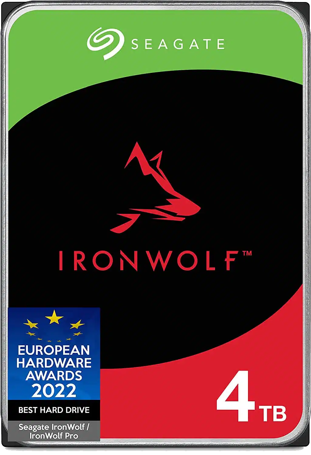 HDD 4 TB Seagate IronWolf, SATA da 6 GBit/s, HDD, CMR 3,5″ 5.400 RPM, Cache da 64 MB