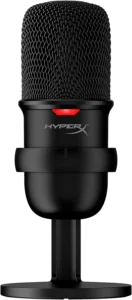Microfono HyperX SoloCast, USB, condensatore, sensore Tap-to-Mute, pattern polare cardioide, colore nero