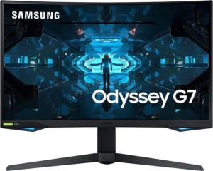 Monitor 27″ 240Hz – Samsung Odyssey G7 (C27G73), Curvo, WQHD, 1ms, FreeSync Pro, G-Sync
