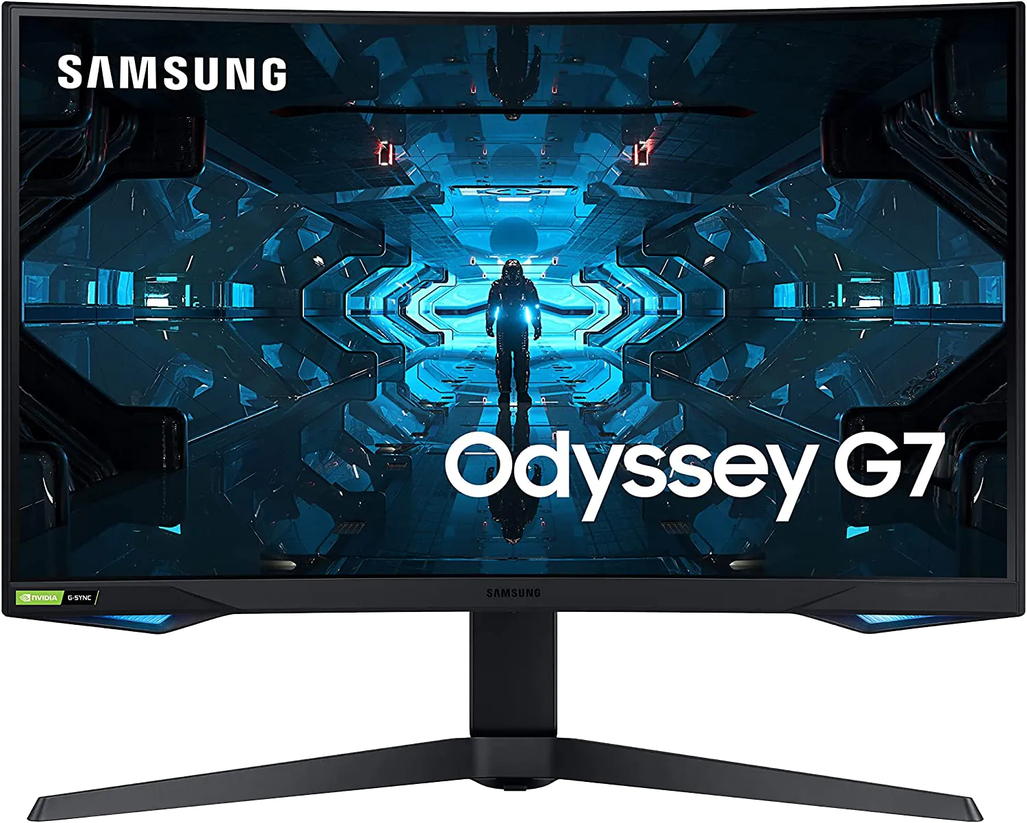 Monitor 27″ 240Hz – Samsung Odyssey G7 (C27G73), Curvo, WQHD, 1ms, FreeSync Pro, G-Sync