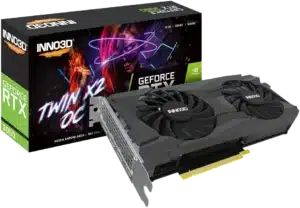 Scheda grafica GeForce RTX 3050 8GB Inno3D, Twin X2 OC