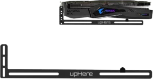 Supporto scheda video upHere, alluminio aerospaziale anodizzato, schede a slot singolo o doppio