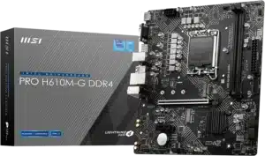MSI PRO H610M-G , Micro-ATX, LGA 1700, DDR4, PCIe 4.0