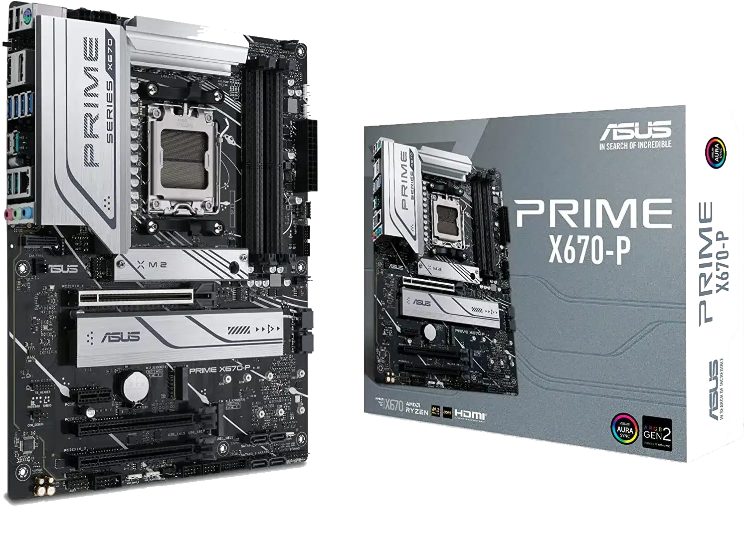 ASUS PRIME X670-P, AMD AM5, DDR5