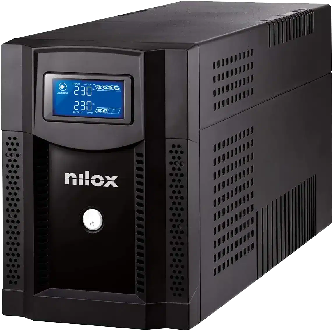 Nilox, UPS Premium Line Interactive Sinewave LCD da 3000VA/2100W, UPS Line Interactive ad Onda Sinusoidale Perfetta