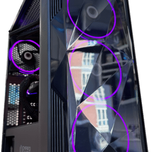 EMPIRE GAMING – Case PC Gamer Diamond ARGB Mid-Tower ATX